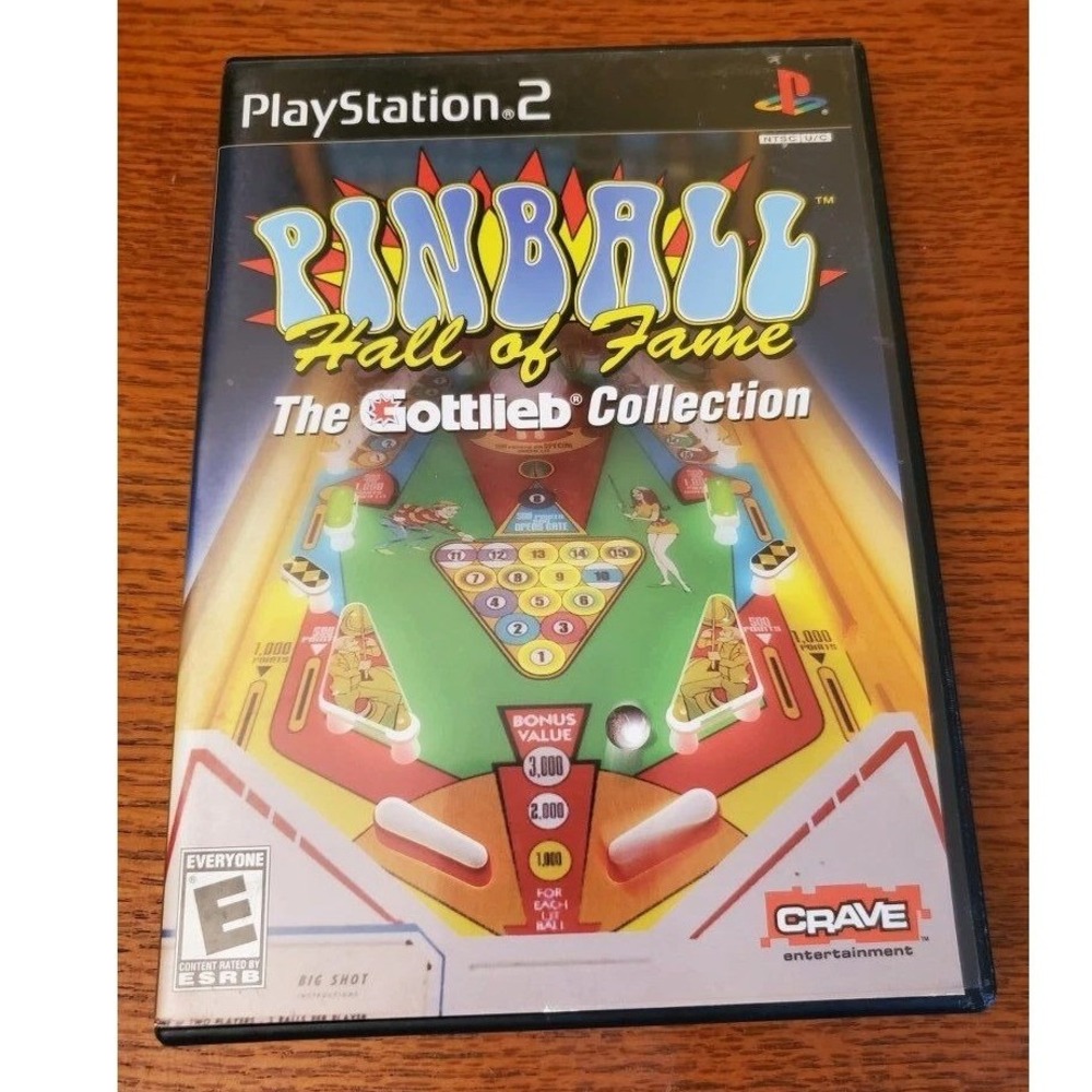 Pinball Hall of Fame The Gottlieb Collection Sony PlayStation 2 PS2 Game CIB